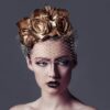 Gold Roses headband - Image 3