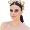 Ashlee Lauren Pink Poppy Crown