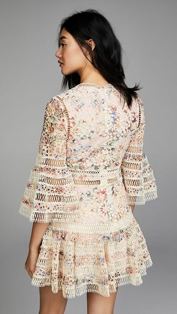 Zimmermann lovelorn flutter dress white hotsell