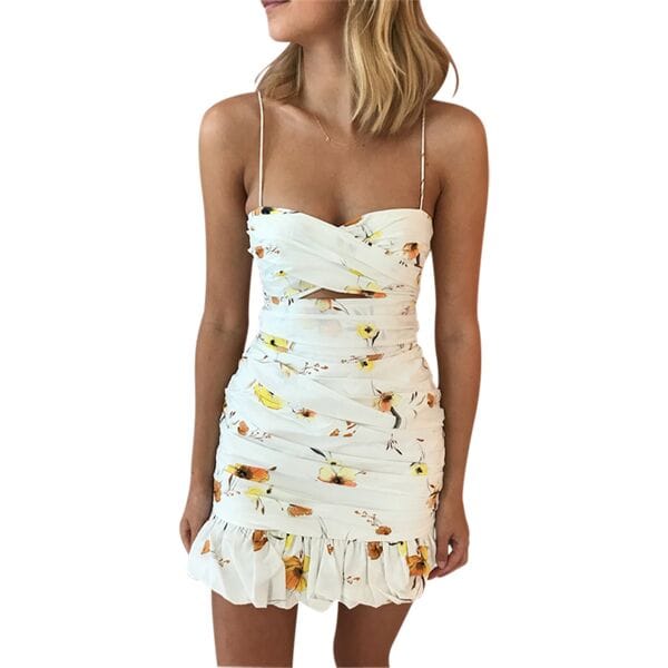 yellow bec and bridge dress