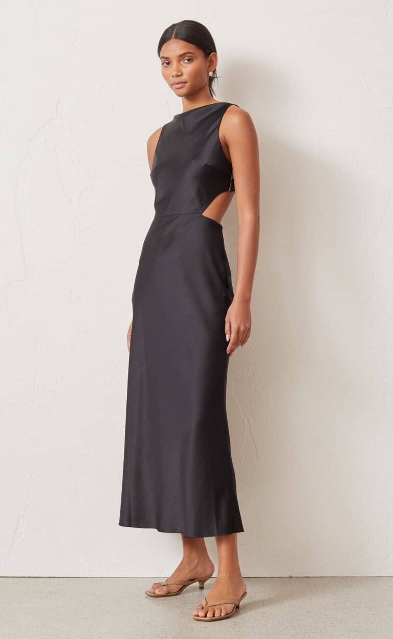 knee length dresses for ladies Bec & Bridge Seraphine Plunge Dress – Rent For An Event main image 0