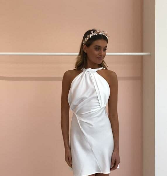 one fell swoop philly dress white