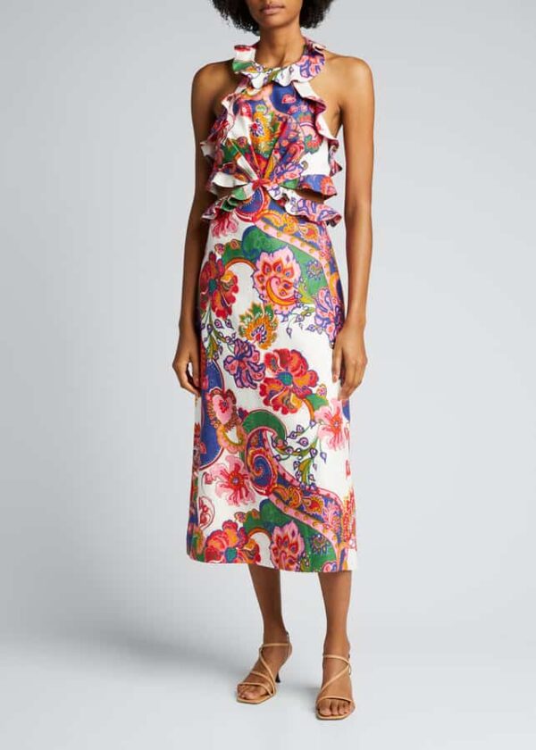zimmermann lovestruck tie back mini