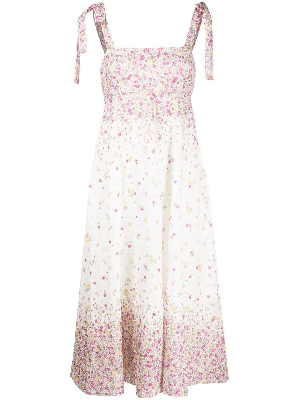 Zimmermann Carnaby Floral Linen Midi Dress - Get Dressed Hire