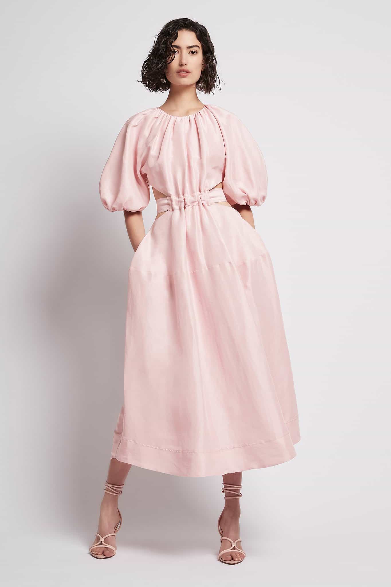 Aje Mimosa Dress - Pink - Get Dressed Hire