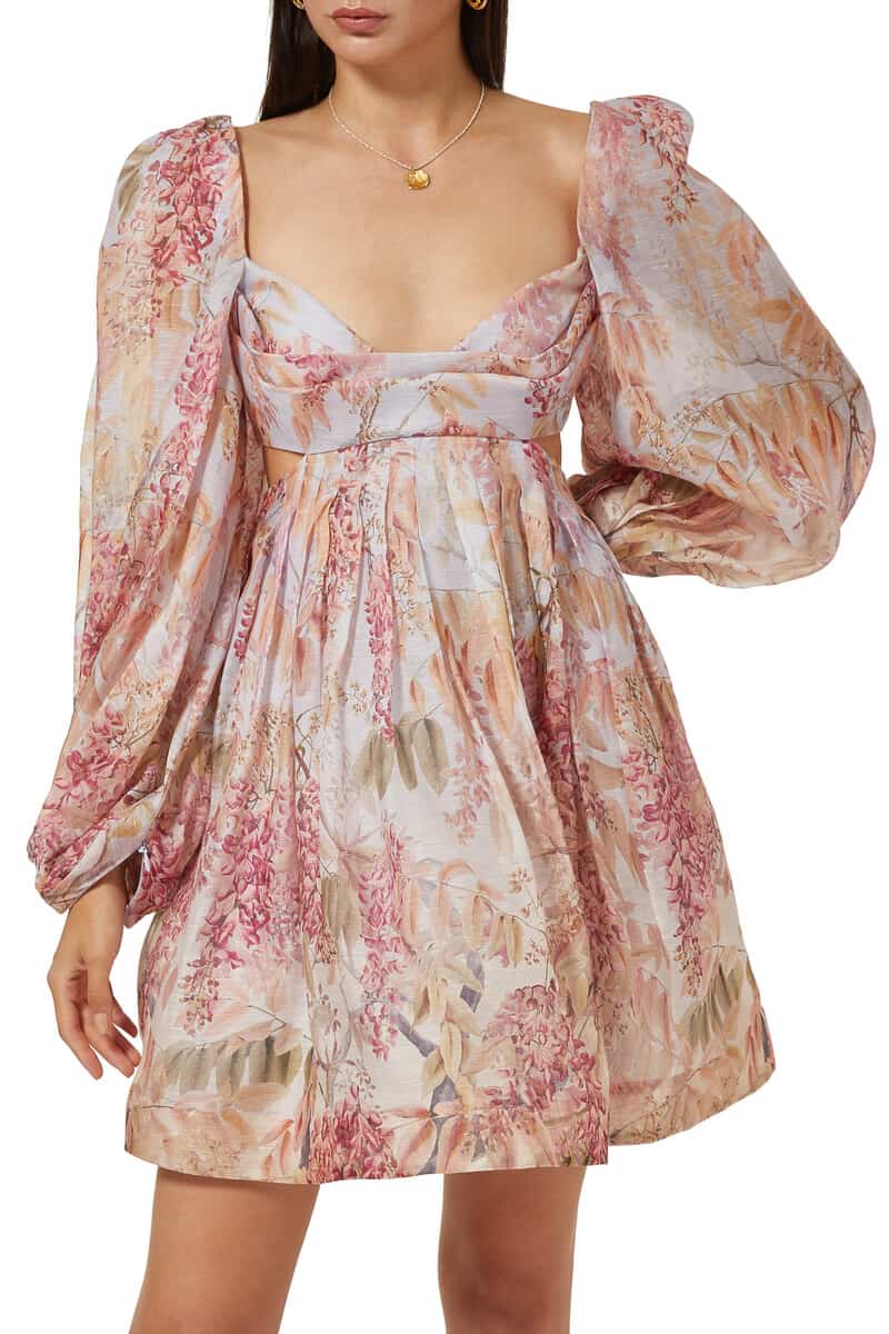 Zimmermann Botanica Bralette Mini Dress ...