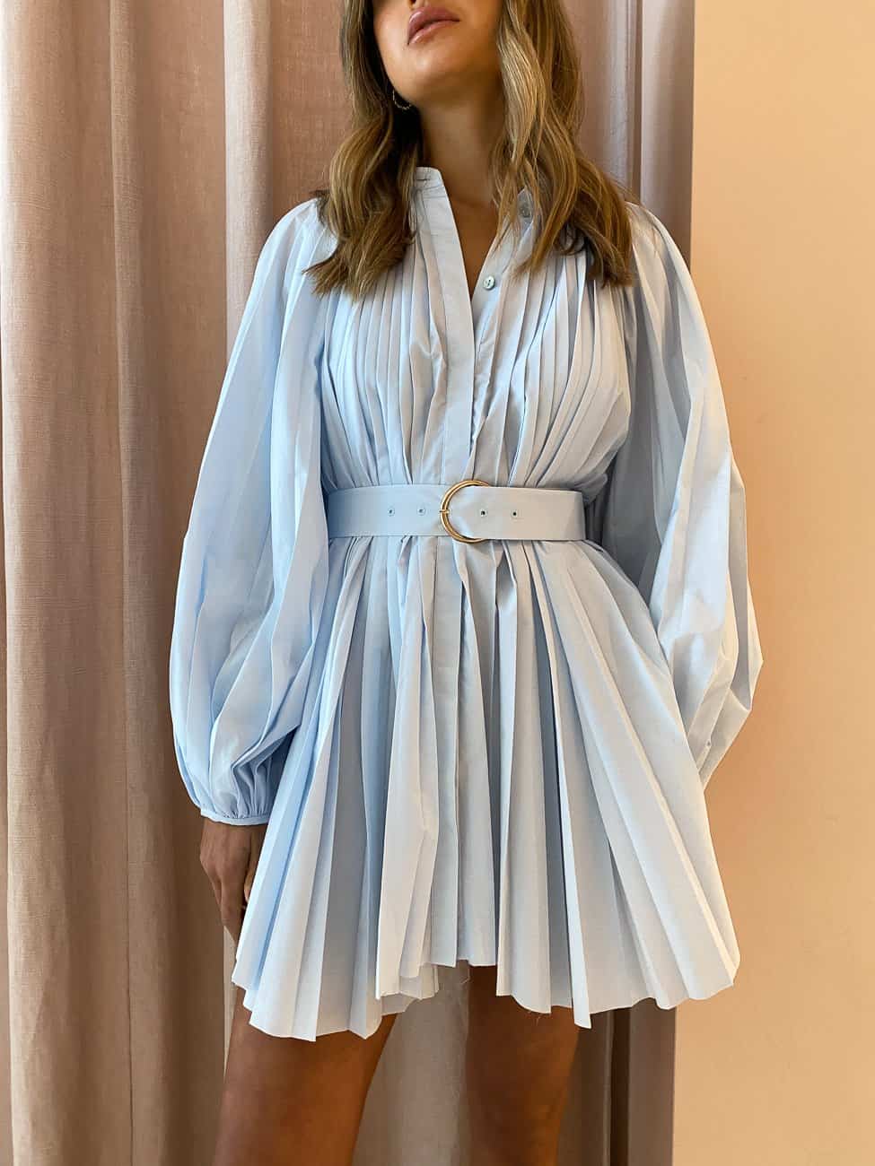 Acler Margot Dress - Powder Blue - Get ...