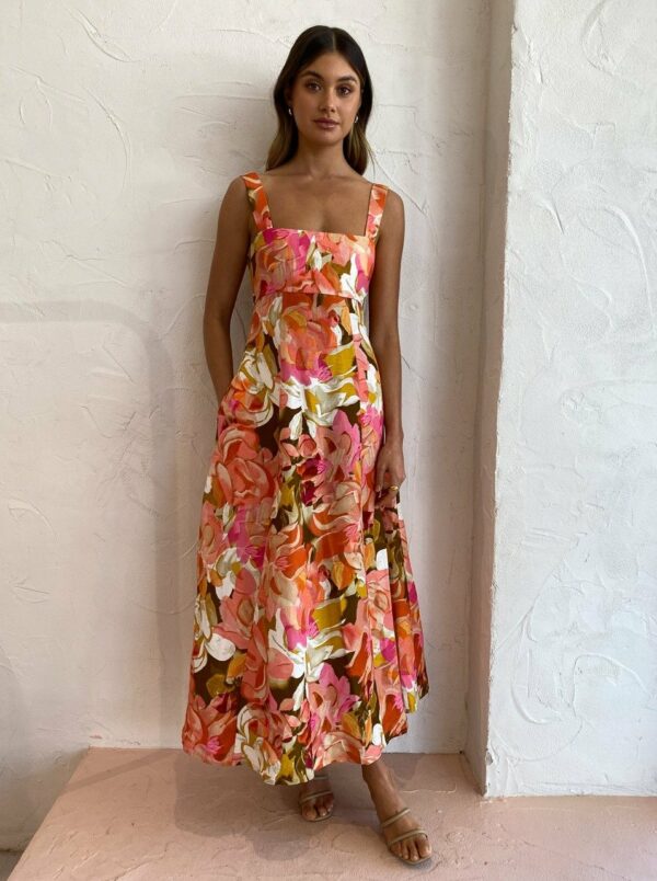 Acler - Tate Dress - Pink Bouquet | All ...