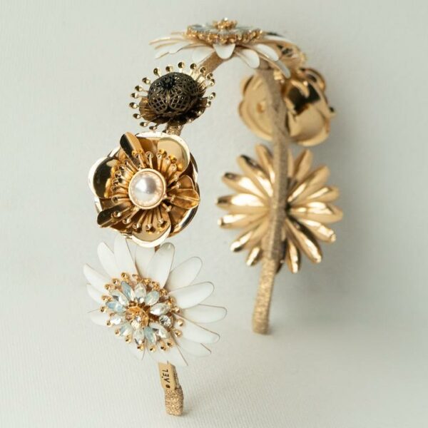 Ashlee Lauren Soriya Crown - White - Image 3