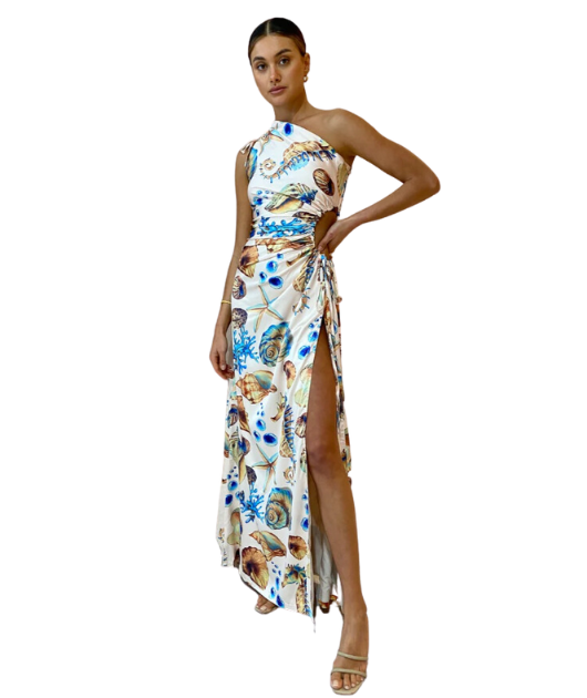 Sonya Moda Nour Seashell Maxi Dress - Get Dressed Hire