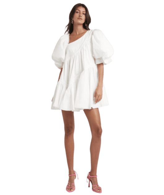 ACKA. lame fringe puff dress サイズ2 lame fringe puff dress – Acka online store