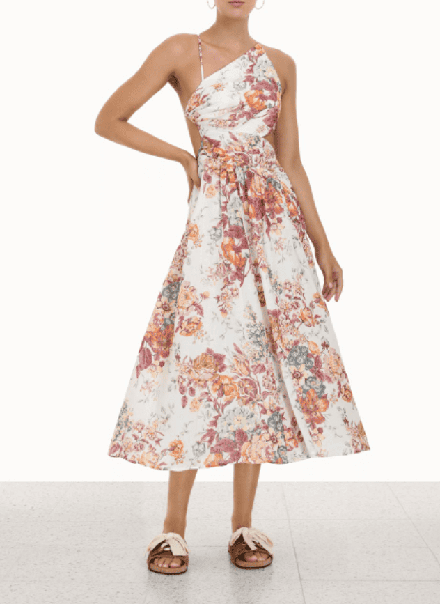 zimmermann pattie asymmetric dress Zimmermann Pattie asymmetrical dress NWOT