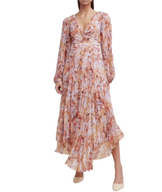 Acler Astone Dress Lilac Blush