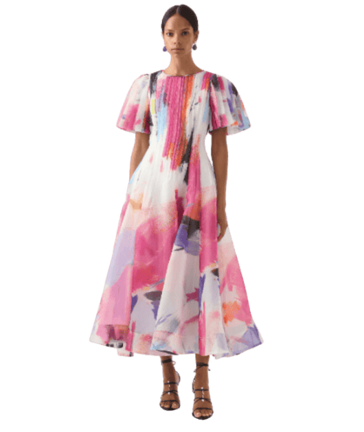 Aje Nova Pleated Midi Dress - Get Dressed Hire