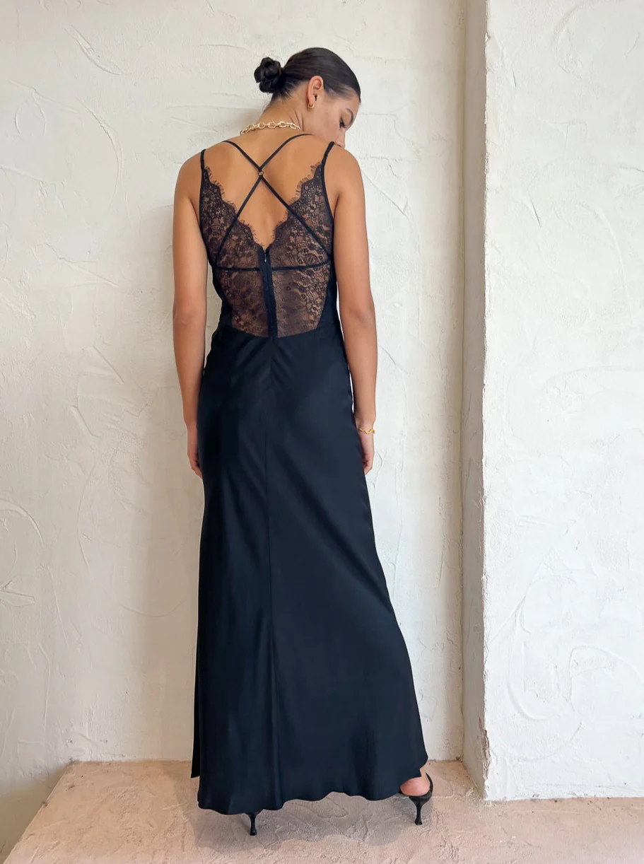 Bec and bridge black floral dress sales