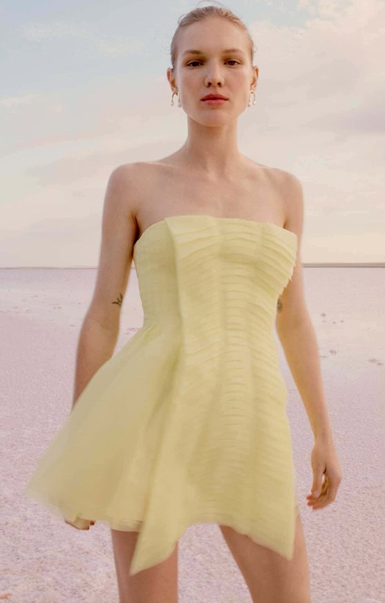 Aje - Astrid Strapless Mini Dress | All The Dresses