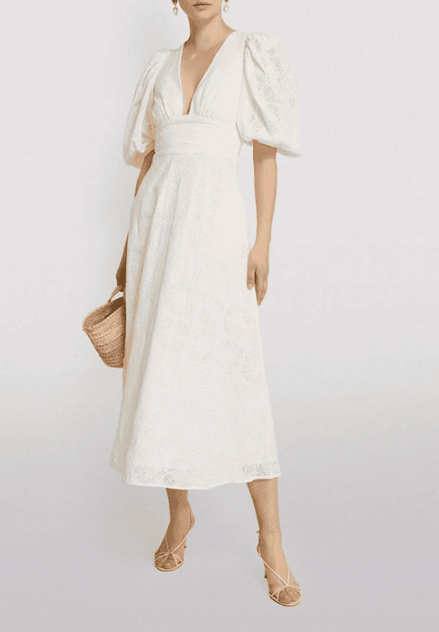 Acler Hamilton Dress - White - Get Dressed Hire