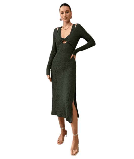 Significant Other Esma Dress - Forest