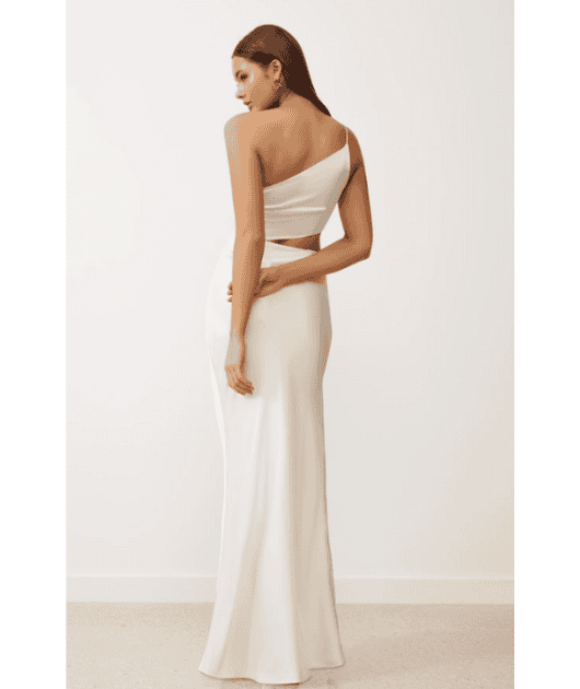 Lexi Delta Dress - Oyster - Get Dressed Hire