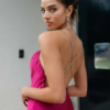 Lexi Ariel Dress - Crimson - Image 5