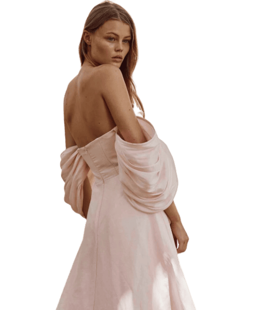 Talulah Dahlia Midi Dress - Pink