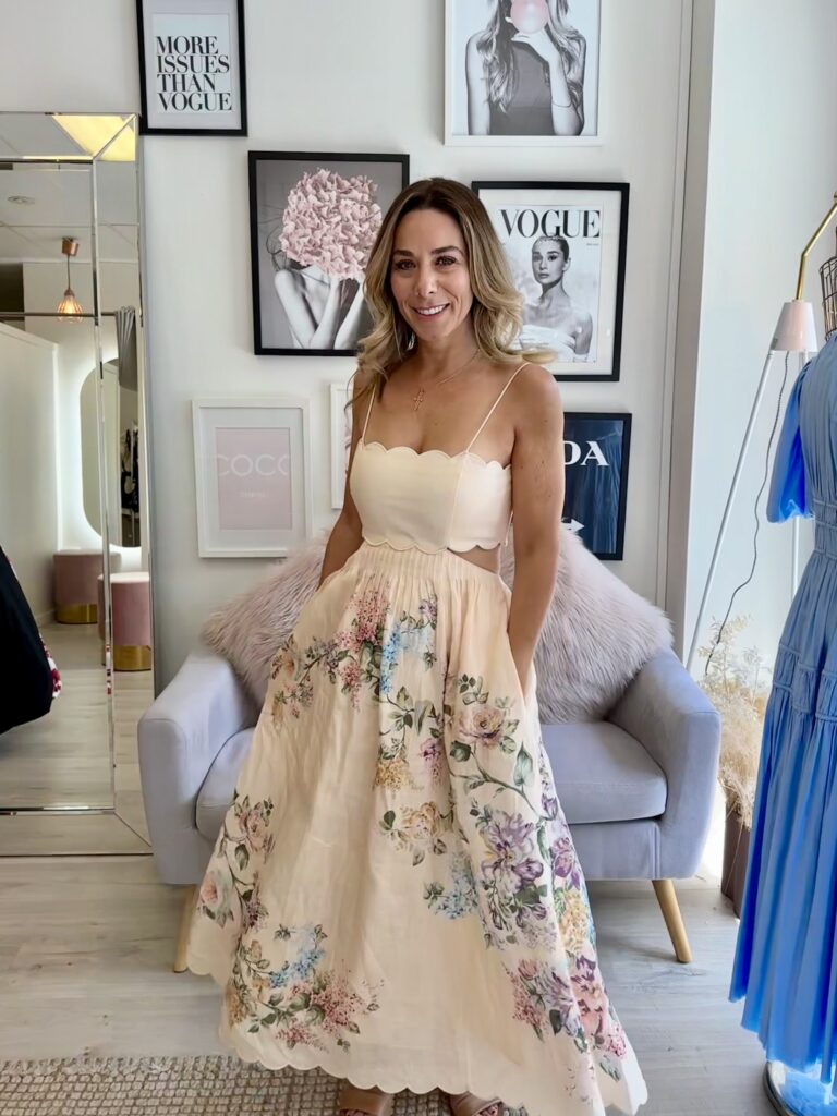 Zimmermann - Halliday Scallop Midi Dress | All The Dresses Zimmermann - Halliday Scallop Midi Dress | All The Dresses