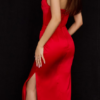 House of CB Adrienne Red Strapless Corset Maxi Dress - Image 5
